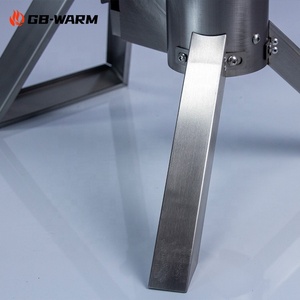 Stufa a <span class=keywords><strong>Pellet</strong></span> Senza Fumo in Acciaio Inox, Riscaldatore da Patio con Certificazione RoHS, Produzione OEM all'Ingrosso - Product Image 6