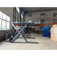 Systèmes de stationnement automatiques de type ciseaux pour l'intérieur, élévateurs de stockage de véhicules pour ateliers de detailing automobile et ateliers de réparation rapide