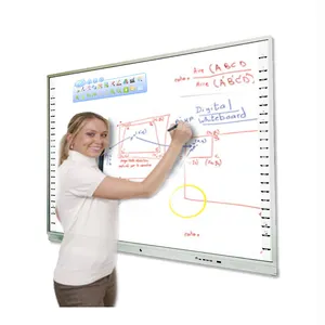 스캐너 교실 스마트 보드 150 인치 대화 형 화이트 보드 Digitouch P82 컴퓨터 메모장 인터페이스와 학교 교육 120