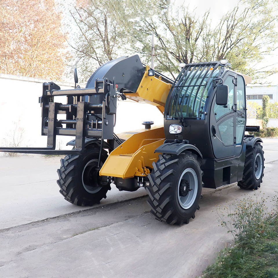 3.5ton Compact Telehandler Telescopic Loader 7m Height All Terrain ...