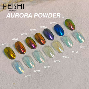Порошок хамелеона HNDO Aurora, пигмент для ногтей, блестящий порошок хамелеона для ногтей - Product Image 6