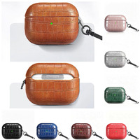 Étui pour écouteurs à motif poisson sans fil pour Airpods Pro 2 3ème génération Apple Housse de protection en cuir mat