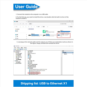 Module Ethernet USB-C vers RJ45 YOC-CH397A 100 Mbps Carte réseau USB avec pilote Prise en charge Plug and Play - Product Image 4