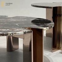 Yushi Group Excellente qualité bon prix table basse de luxe salon moderne meubles de maison