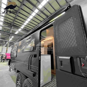 <span class=keywords><strong>Mini</strong></span> caravana grande de 19 pies para exteriores, remolque de juguete, <span class=keywords><strong>mini</strong></span> caravana todoterreno para acampar, luces LED y remolques de viaje con freno eléctrico - Product Image 2