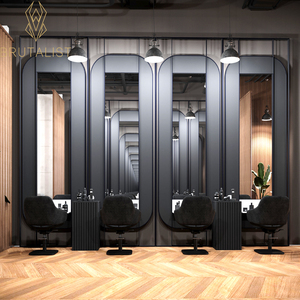 Hiện đại chuyên nghiệp cắt tóc trạm làm việc Beauty Salon đồ nội thất tùy chỉnh salon tóc thiết kế nội thất - Product Image 1