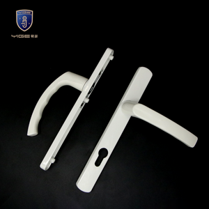 Maniglia per Serratura a Mortasa in Lega di Alluminio Bianca Personalizzata per Set Serratura Esterna Porta, Leva per Porta di Casa - Product Image 2