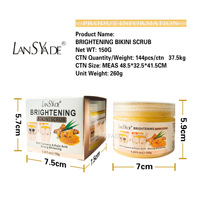 Gommage corporel au curcuma, best-seller, blanchissant, éclaircissant, nourrissant et hydratant, exfoliant, 150g