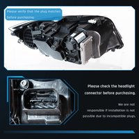Phare avant de style automobile pour BMW Série 3 E90, phare LED 2005-2012, lentille de projecteur haute puissance, signal dynamique DRL, pièces automobiles