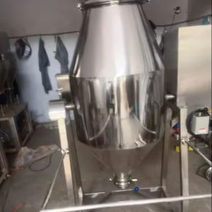Máquina mezcladora de doble cono de acero inoxidable de alta eficiencia para mezclar polvo en la industria - Product Image 1