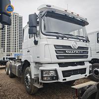 Camion tracteur lourd d'occasion SHACMAN F3000 6x4, moteur WP12 430 CV, essieu HD 16T, Poids total combiné 70T, Émission Euro 2