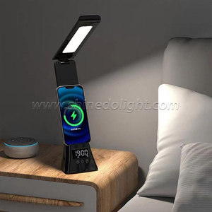 Bảo vệ mắt USB sạc cổng nghiên cứu <span class=keywords><strong>LED</strong></span> bảng đèn điều khiển cảm ứng gấp biến bảng đèn bàn đèn với bộ sạc không dây - Product Image 6