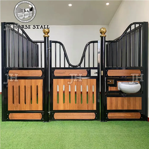 JH European Style Permanent Bamboo Outside Permanent <strong>Horse</strong> Stable Panel Box Durable <strong>Horse</strong> Stalls <strong>for</strong> <strong>Sale</strong> - Product Image 3