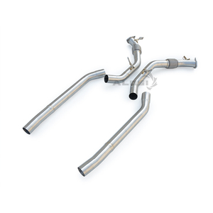 <span class=keywords><strong>ท่อไอเสีย</strong></span>แบบดาวน์ไปป์ เหมาะสำหรับรถปอร์เช่ คาเยนน์ 4.0T E3 ปี 2017-2023 ทำจากสแตนเลส ช่วยเพิ่มเสียงที่ดังขึ้น - Product Image 3