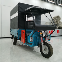 Tricycle électrique Haojin pratique, puissant, avec une puissance élevée de 60 V, carrosserie fermée