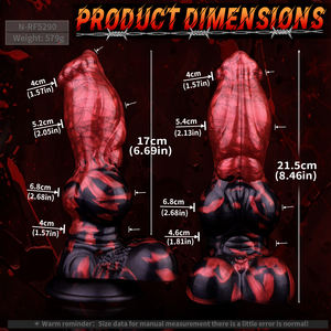 Fantezi seks oyuncakları yetişkinler için kullanılan seks oyuncakları silikon büyük düğüm köpek yapay Penis vantuz hayvan Penis popo fiş karışık - Product Image 3