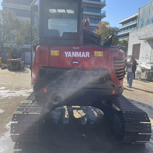 Excavatrice sur chenilles hydraulique d'occasion YANMAR ViO80-5B de 8 tonnes à balayage zéro - Product Image 4