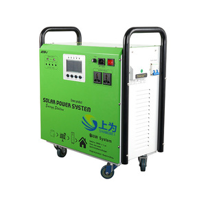 Shangwei Solar Power System 600W 12V Lead Acid <b>Battery</b> Off Grid Energy Station Home Use - Product Image 1
