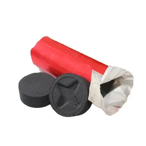 shisha 25mm handmade charcoal smokeless shisha coal rolled by hand for hookah