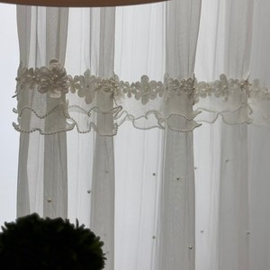 <span class=keywords><strong>Tende</strong></span> di pizzo francese <span class=keywords><strong>per</strong></span> il soggiorno, ricamo da sogno trasparente <span class=keywords><strong>per</strong></span> la <span class=keywords><strong>camera</strong></span> da letto della principessa della ragazza della finestra - Product Image 5