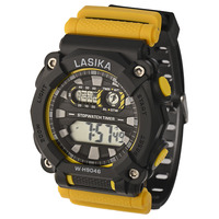 Jam Tangan Sport Digital LASIKA 9046 Berkualitas Tahan Air Bahan Plastik ABS Grosir Pabrik Harga Terbaik Murah