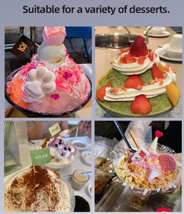 Mesin pembuat es krim pembuat salju Bingsu 300kg otomatis pemasok Naixer mesin pembuat es susu salju otomatis listrik komersial - Product Image 6