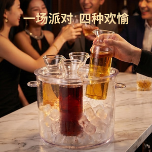 Juego de calentadores de vino de plástico resistente a caídas de 2.0-3.0L con tazas para uso doméstico y catering - Product Image 4