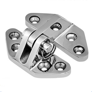 316 Stainless Steel Butterfly Hinge 66x71mm Heavy Duty Flip Hinge For Marine <b>Yacht</b> RV Cabinet Door Hardware - Product Image 4