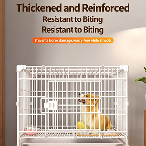 Dog <b>Cage</b> Thickened Reinforced <b>Cat</b> Dog Indoor Toilet Pet <b>Cage</b> Corgi Teddy Small and Medium Domestic Dog <b>Cage</b> - Product Image 3