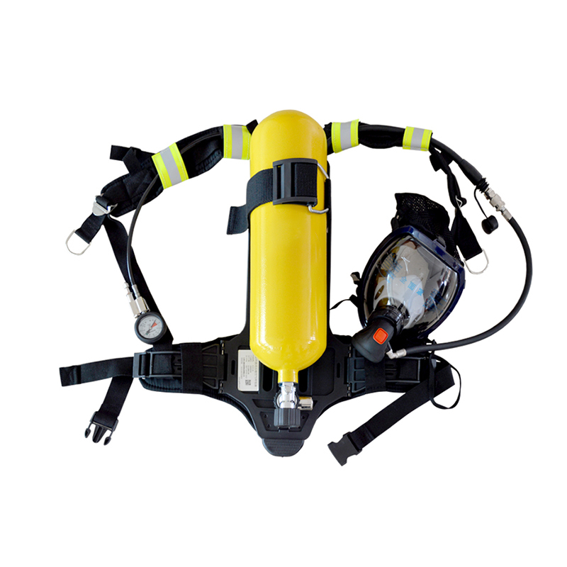 High Efficiency Cylinder Breathing Apparatus Large View Efficient Work Firefighting Suit