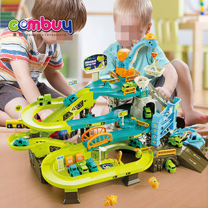 Construction électrique train de voiture de chemin de fer rotation escalade bricolage aventure piste jouet - Product Image 4