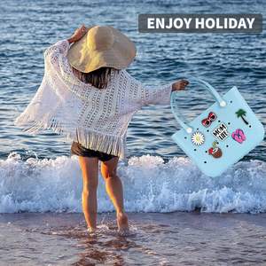 Groot Formaat Pvc Strandtas Bedeltjes Accessoires Hawaii Bloem Strandaccessoires Tas Accessoires - Product Image 5