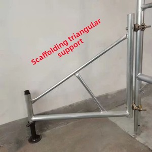 Support Diagonal <span class=keywords><strong>pour</strong></span> Échafaudage, Cadre de Renforcement Mobile, Support Triangulaire, <span class=keywords><strong>Accessoires</strong></span> de Construction en Acier, Charge de 500 lb - Product Image 5
