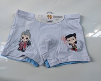 Nouveau design, caleçons pour enfants, garçons, en coton respirant, antibactérien, thermique, dessin animé chinois