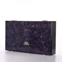 Vente en gros de boîtes en bois personnalisées en verre à vin en MDF de luxe boîte à vin laquée finition piano pour emballage cadeau parfum
