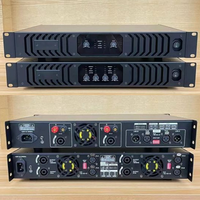 Amplificateur de puissance professionnel 4 canaux classe D AX-4800, 800 Watts, amplificateur audio haute puissance avec mode pont stéréo pour enceintes de scène