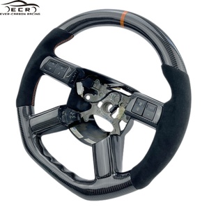 Ever-Carbon Racing ECR – volant en cuir suédé en Fiber de carbone pour <span class=keywords><strong>Chrysler</strong></span> <span class=keywords><strong>300c</strong></span> Kit de carrosserie rollers <span class=keywords><strong>Royce</strong></span> Phantom - Product Image 3