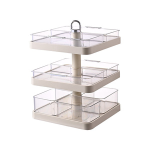 Nuevo soporte giratorio para platos de olla caliente multicapa, estante de almacenamiento de cocina, compartimento de plástico de Metal para limpieza de vajilla, estante de alimentos - Product Image 1