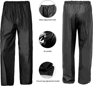<span class=keywords><strong>Veste</strong></span> de pluie de sécurité pour homme, imperméable, légère, réfléchissante, haute visibilité, combinaison de pluie - Product Image 4