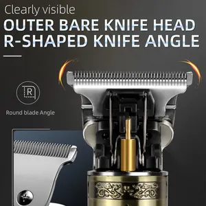 Factory Shaver Buddha Carving Hairdresser Shear Electric Push Razor Simple Operation Hair Styling Tools Electric Hair Trimmer