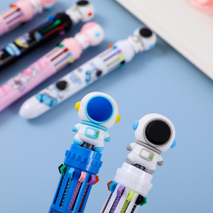 Kids Stationery <b>Cheap</b> Wholesale Beautiful Animal Cartoon Shaped Silicone Multicolor Ballpoint <b>Pen</b> 10 Color <b>Pen</b> - Product Image 3