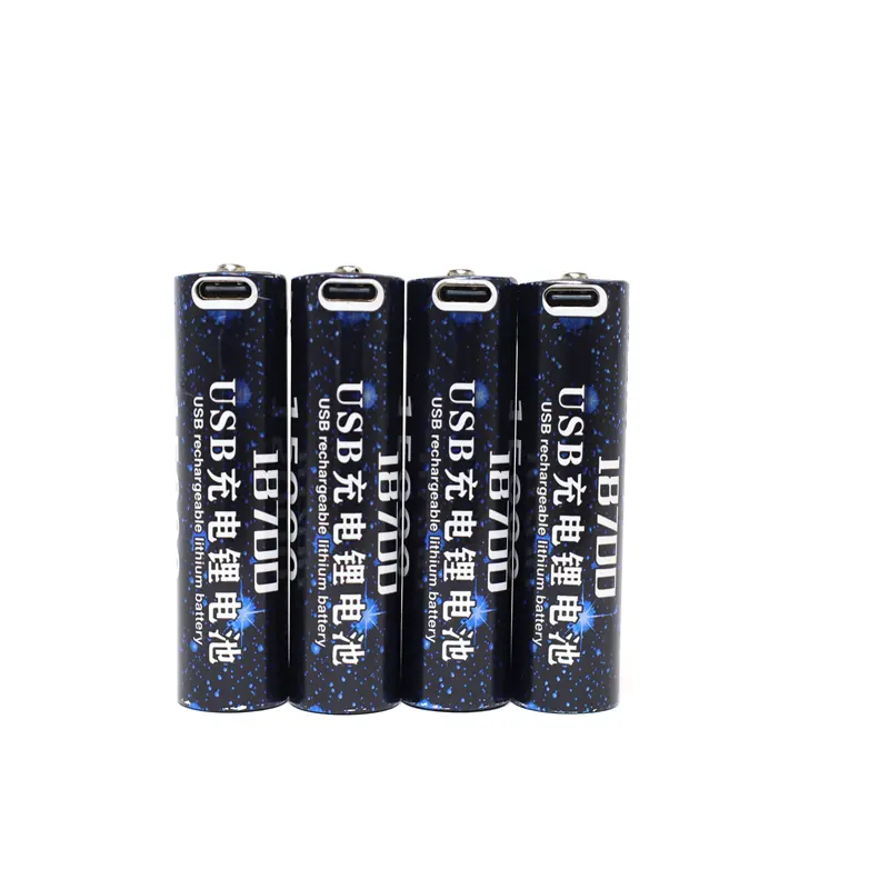 TYPE c micro usb port aaa aa 18650 1.5v lithium li-ion battery usb rechargeable aa batteries aaa c d 21700