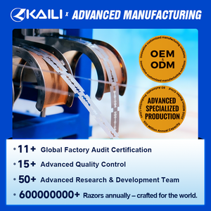 Güvenlikli Tıraş Bıçağı Paslanmaz Çelik Tıraş Bıçağı İthal Bıçaklı Tıraş Seti - Product Image 4