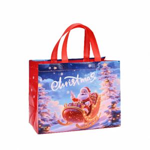 Bolsas Multifuncionales de Tela No Tejida para Envolver Regalos, Artículos para Fiestas Navideñas, Bolsas de Regalo Promocionales - Product Image 2