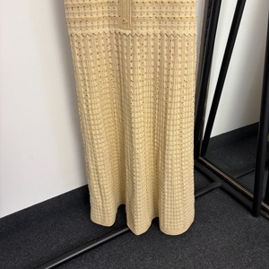 <span class=keywords><strong>Robe</strong></span> décontractée en tricot à manches courtes avec strass OUDINA LOGO pour le Ramadan et l'Aïd, robes élégantes pour femmes - Product Image 4
