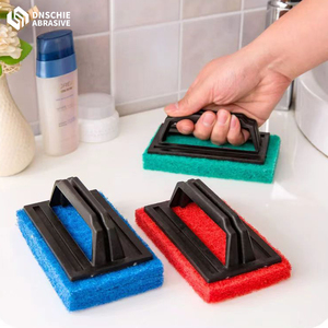 Miếng chà rửa bằng nylon hình vuông, độ cứng trung bình, siêu bền, kích thước 4 x 5.25 inch, dùng để làm sạch vỉ nướng - Làm sạch nhanh chóng các vết dầu mỡ, thực phẩm nướng - Product Image 2