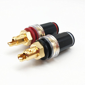Welding free <strong>speaker</strong> <strong>speaker</strong> <strong>terminal</strong>/baked black copper gold-plated <strong>terminal</strong> amplifier <strong>terminal</strong> - Product Image 4