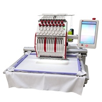 Machine à broder informatisée avec importation de motifs USB, machine à broder multi-aiguilles pour vêtements