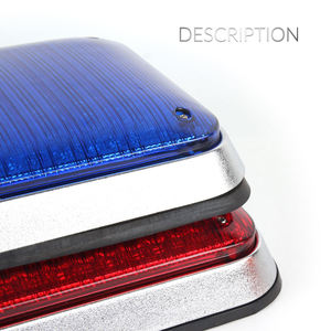 <b>LED</b> Strobe Light 12V-24V 115x96mm Red/Blue/White/Amber Emergency Warning Surface Mount Light for Ambulance <b>Fire</b> Truck Vehicle - Product Image 5