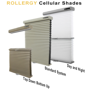 Custom Made <strong>Window</strong> <strong>Cover</strong> Honeycomb Blinds Curtain Electric <strong>Window</strong> Shades Blackout Solar Panel Power Cellular Shades - Product Image 3